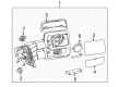 Ford Mirror Cover Diagram - 8L3Z-17D743-AA