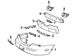 Ford Taurus Bumper Cover Diagram - F6DZ-17K835-A