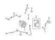 Ford Power Steering Reservoir Diagram - 6E5Z-3A697-A