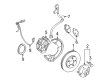 Ford Taurus Brake Rotor Diagram - YF1Z-1125-AA