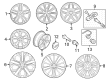 Ford Explorer Spare Wheel Diagram - FB5Z-1007-D