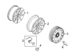 Ford Taurus Spare Wheel Diagram - BA8Z-1007-B