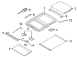 Lincoln MKS Sunroof Diagram - 8A5Z-54500A18-A