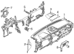 Ford Ranger Dash Panel Vent Portion Covers Diagram - N1WZ-2604338-AA