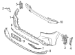 Lincoln Aviator Bumper Cover Diagram - RC5Z-17D957-AAPTM