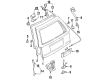 Ford Escort Liftgate Lift Support Diagram - F3CZ74406A11B