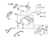Ford F-350 Super Duty Cup Holder Diagram - 8C3Z-2513562-BA