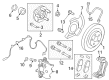 Ford Edge Brake Caliper Diagram - DT4Z-2B121-A
