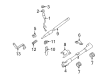 Ford E-150 Club Wagon Automatic Transmission Shift Levers Diagram - 7C2Z-7210-AA