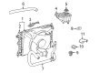 Ford Crown Victoria Coolant Reservoir Hose Diagram - 6W7Z-8260-AA