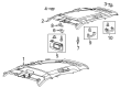 Ford Escape Sun Visor Diagram - LJ6Z-7804104-AA