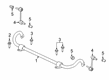 Lincoln Aviator Sway Bars Diagram - LC5Z-5482-A