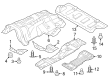 Ford Bronco Exhaust Heat Shield Diagram - MB3Z-5H207-B