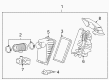 Ford Freestar Air Filter Box Diagram - 3F2Z-9A600-AA
