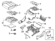 Lincoln Navigator Seat Cushion Diagram - SL7Z-78632A22-A