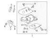 Ford Special Service Police Sedan Exhaust Manifold Diagram - EB5Z-5E212-A