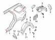 Ford Fuel Door Diagram - BB5Z-78405A26-APTM