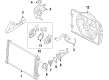 Ford Fusion Radiator fan Diagram - 7E5Z-8C607-A