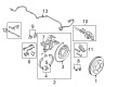 Ford ABS Sensor Diagram - AL3Z-2C190-C