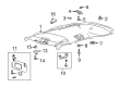Ford Explorer Sun Visor Diagram - LB5Z-7804104-AE