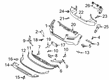 Lincoln Corsair Bumper Cover Diagram - LJ7Z-17D957-CAPTM
