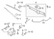 Ford Explorer Sport Windshield Washer Pump Diagram - 7L2Z-17664-A