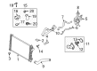 Ford Radiator Diagram - BE5Z-8005-F
