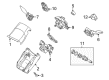 Ford Ignition Lock Assembly Diagram - 9T1Z-11582-A