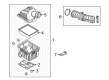 Ford Ranger Air Filter Box Diagram - 4L5Z-9661-BA