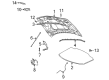 Ford Thunderbird Hood Release Cable Diagram - 3W4Z-16916-AA