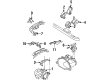 Ford Contour Engine Mount Torque Strut Diagram - F8RZ6068CA