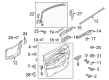 Ford Interior Door Handle Diagram - CJ5Z-7822601-AA