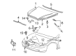 Ford Taurus Hood Release Cable Diagram - YF1Z-16916-AA