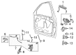 Lincoln Blackwood Exterior Door Handle Diagram - 5C6Z-1622404-AAPTM