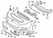 Ford Fiesta Bumper Cover Diagram - D2BZ-17757-AC