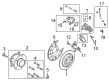 Ford Maverick Brake Pads Diagram - SZ6Z-2200-A