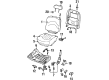 Ford Crown Victoria Seat Covers Diagram - 1W7Z-5462901-FAD