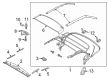Ford Mustang Convertible Top Motor Diagram - FR3Z-76533A00-A