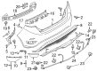 Ford Fiesta Bumper Cover Diagram - D2BZ-17906-AA