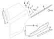 Ford Door Moldings Diagram - FT4Z-5825556-AB