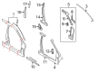 Ford Focus Weather Strip Diagram - 8S4Z-5451823-A