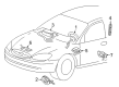 Ford Taurus Air Bag Control Module Diagram - 5F1Z-14B321-BA