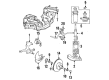 Ford LTD Brake Rotor Diagram - YR3Z-1V102-AA