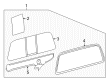 Ford F-350 Super Duty Power Window Switch Diagram - 7C3Z-14529-AA
