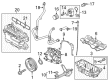 Ford Engine Oil Cooler Diagram - DS7Z-6B856-A