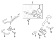 Ford Fusion Water Hose Diagram - DS7Z-8286-B