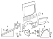 Ford E-Transit Wheelhouse Diagram - BK3Z-9928371-AA