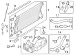 Ford F-350 Super Duty Radiator Diagram - LC3Z-8005-C