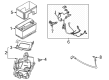Ford F-150 Battery Tray Diagram - ML3Z-10732-E