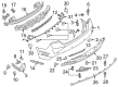 Lincoln MKZ Bumper Cover Diagram - HP5Z-17906-SBPTM